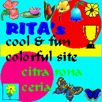 Rita's cool & fun colorful site